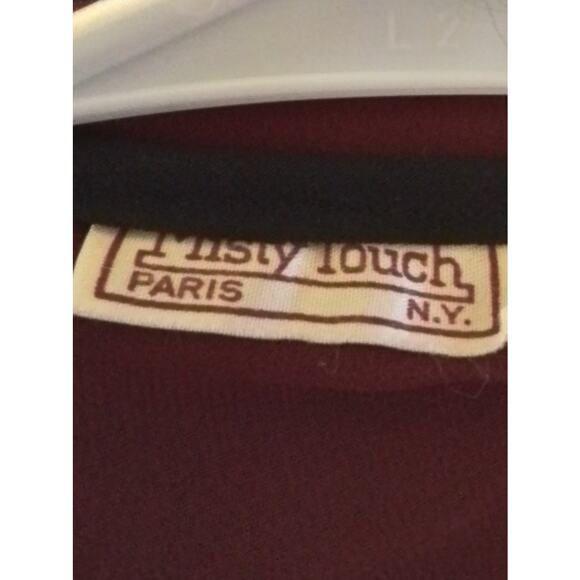 Misty Touch  Vintage, red blouse - Picture 6 of 7